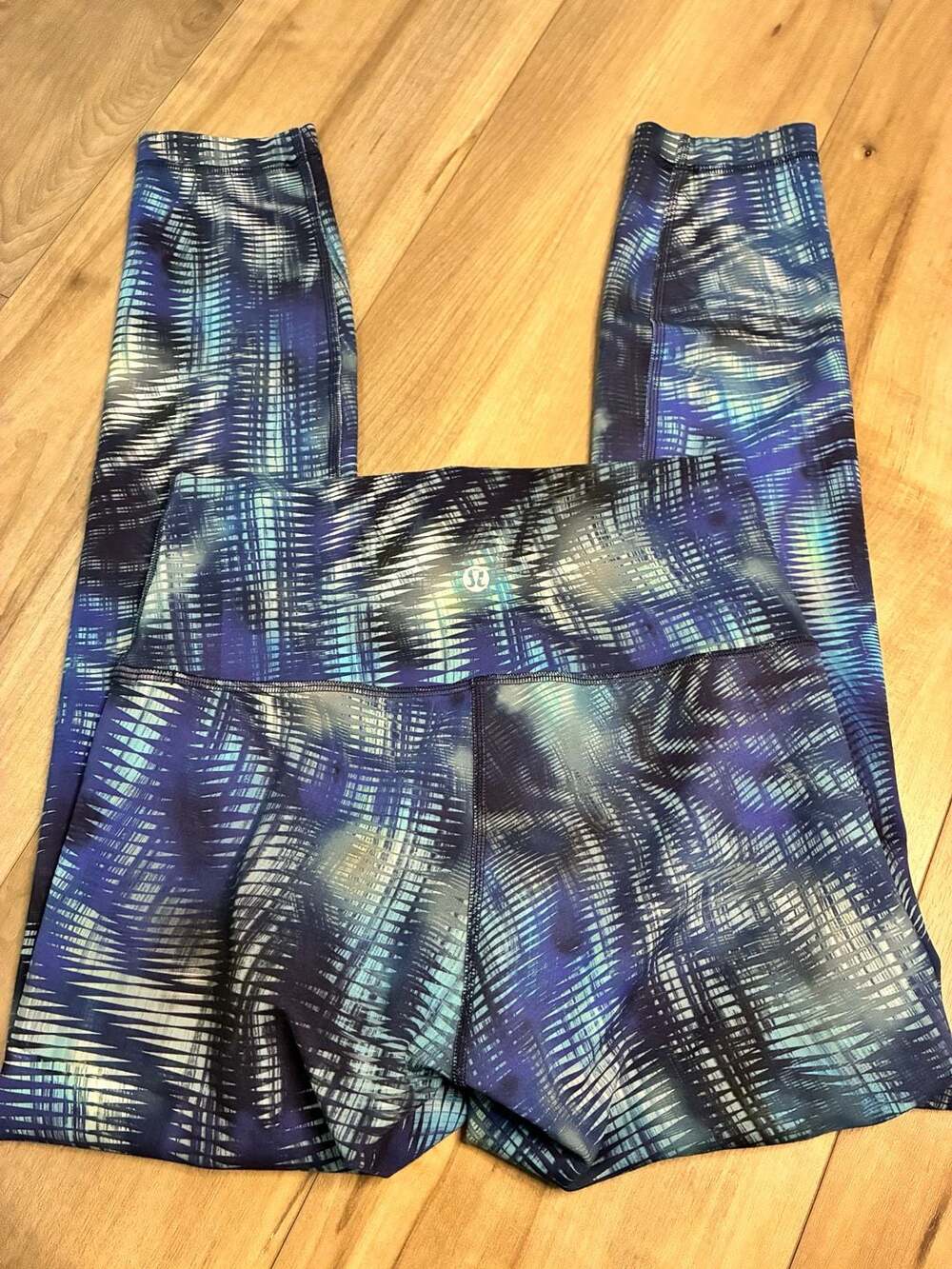 Lululemon Wunder Train High-Rise Tight 25" Shapeshifter Flux Blue Size 6